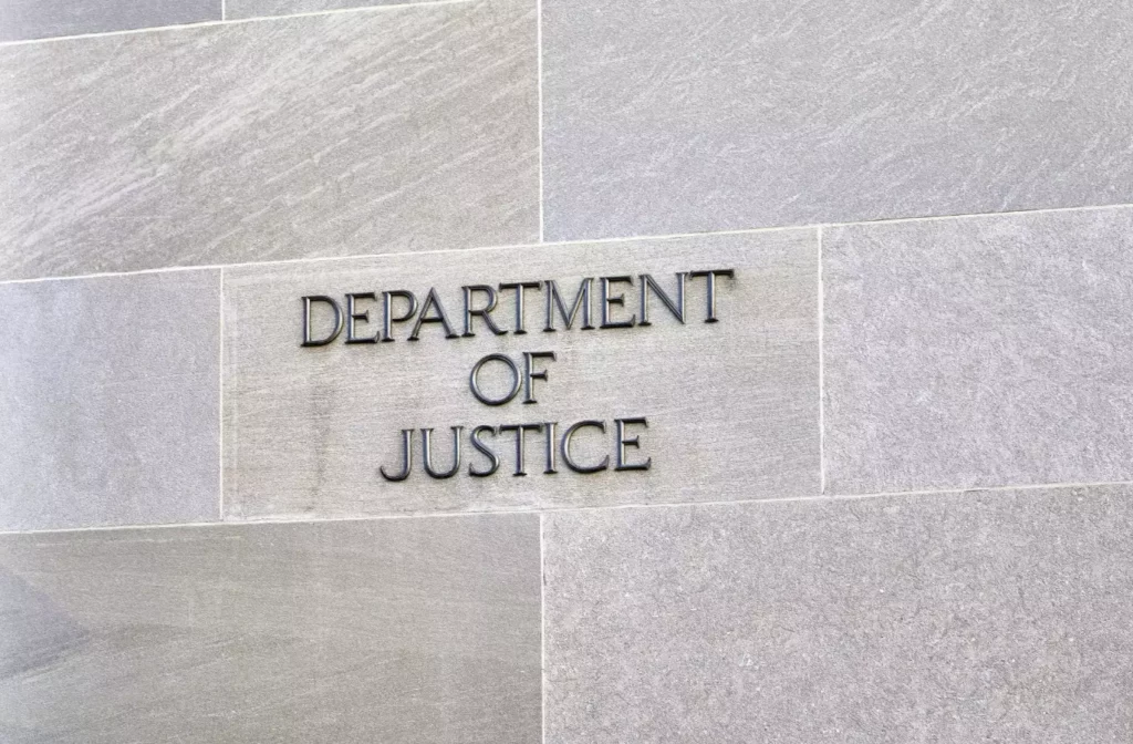 Justice Department Of US.