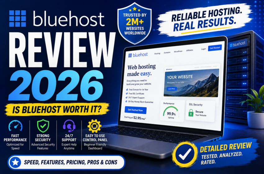  Bluehost Review 2026: Is It Still the Best Web Hosting for Beginners and Small Businesses?