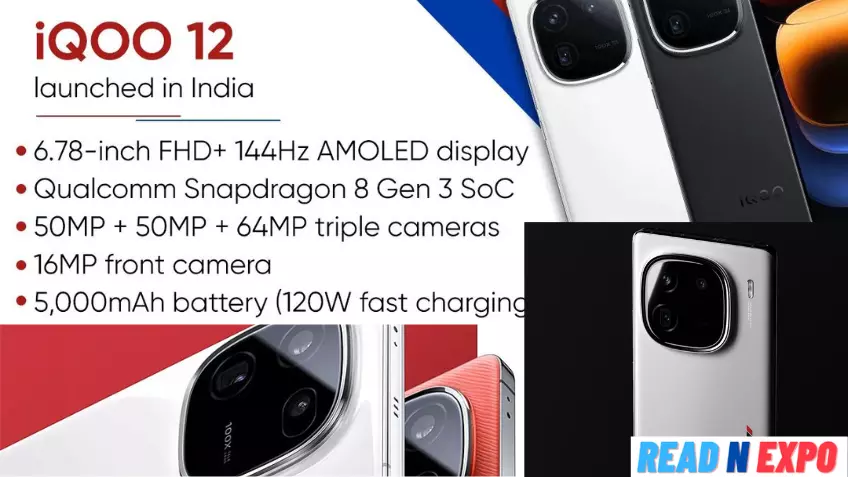  iQOO 12 5G Snapdragon 8 Gen 3 launch in India: