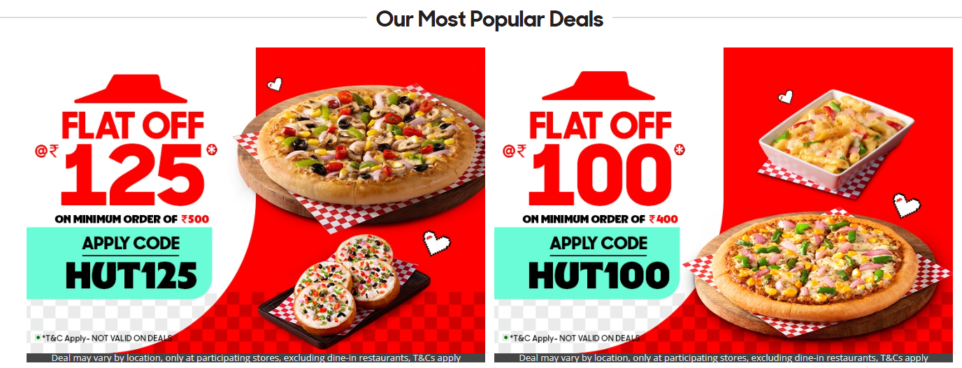 Pizza Hut Coupons Code