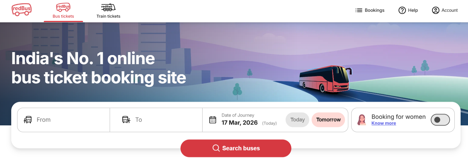 Redbus coupon code