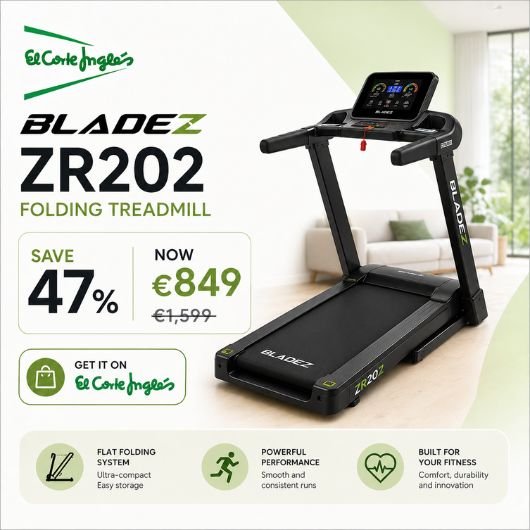 Save 47% on Bladez ZR202 Folding Treadmill | Professional Home Gym Deal