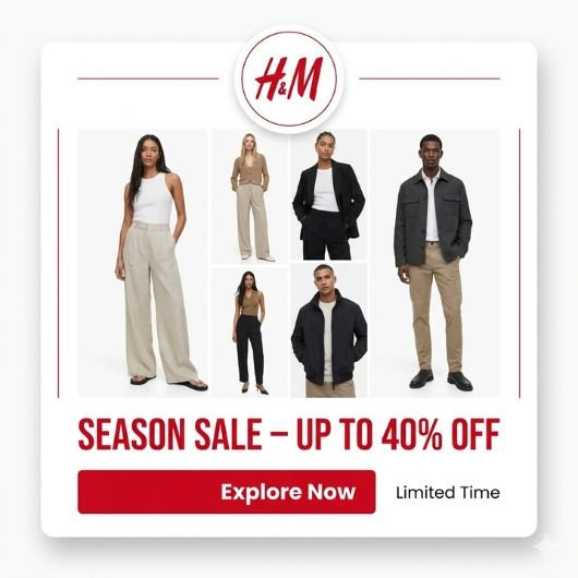 H&M Germany: Up to 40% Off Fashion Sale