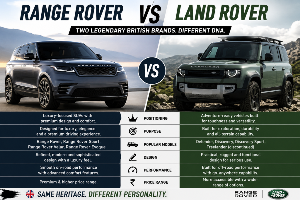 Range Rover vs Land Rover