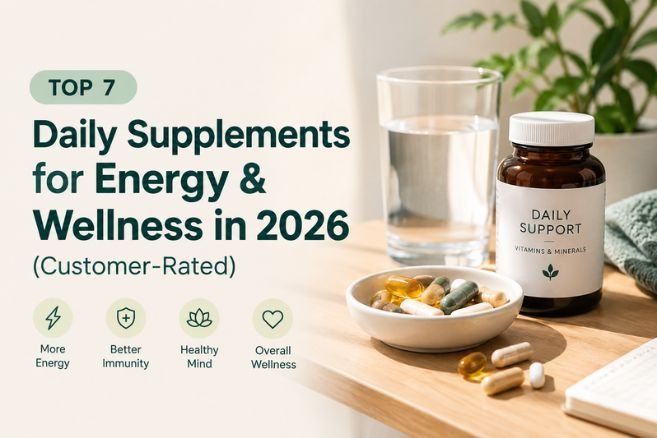  Top 7 Daily Supplements for Energy & Wellness in 2026 (Customer-Rated)